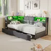 UnboxG, lit rembourré 90x200 cm, couleur gris, lit simple Voir les images du produit 11