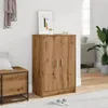 vidaXL Schuhschrank Artisan-Eiche 60x35x92 cm Holzwerkstoff Produktbild-Vorschau 3