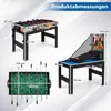COSTWAY 14 v 1 – multifunkční stůl s stolním fotbalem, Náhled obrázku produktu 3
