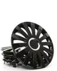 4x 16" Zoll Radkappen Schwarz Radzierblenden Radblenden Produktbild-Vorschau 1