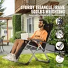 SucceBuy 26palcová židle s nulovou gravitací, černá. Náhled obrázku produktu 2
