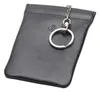 Esquire Leder Schlüsselmäppchen Logo Quick Key Case Black Produktbild-Vorschau 5