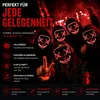 LED maska Purge červená - ovládateľná kostýmová maska na Náhľad obrázku produktu 3