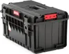 A black tool box with red latches and a red logo. Náhled obrázku produktu