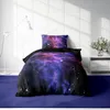 Weltall Bettwäsche 135x200 cm Weltraum Galaxy Sterne Produktbild-Vorschau 2