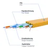 hb-digital 1m CAT 8.1 Patchkabel flach RJ45 Netzwerkkabel Produktbild-Vorschau 5