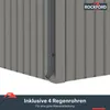 Rockford Gerätehaus Metall Geräteschuppen 294 x 294 cm Produktbild-Vorschau 5