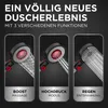 LOBENSWERK Duschkopf Schwarz Matt [3 Funktionen] mit Produktbild-Vorschau 3