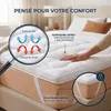 CASABEL Surmatelas Nuage 140 x 190 cm Extra Épais en Voir les images du produit 4