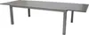 Großer Gartentisch Ausziehtisch Glas/Aluminium grau Produktbild-Vorschau 2