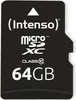 Intenso MicroSD carte mémoire 64GB + adaptateur SD Voir les images du produit 6