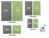 Betz 10-tlg. Handtuch-Set PREMIUM CLASSIC 2 Duschtücher 4 Produktbild-Vorschau 2