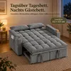 Tagesbett 3-in-1, ausziehbares Gästebett 142 x 177 cm mit Produktbild-Vorschau 4