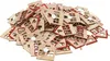 Streudeko Weihnachten Mini-Häuschen Holz Rot Glitter Produktbild-Vorschau 3