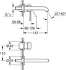 GROHE 2-Loch-Waschtischbatterie Essence Fertigmontageset Produktbild-Vorschau 4