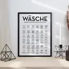 Wäsche Poster Waschraum Wandbild Hauswirtschaftsraum Produktbild-Vorschau 3