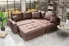 riess-ambiente Moderne Wohnlandschaft KENT 220cm braun Produktbild-Vorschau 2