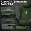 Silla de juego ergonómica con soporte lumbar, tapizada en Vista previa de la imagen del producto 5