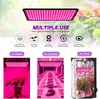 Collage of images showing a grow light in different indoor settings: on a shelf, in a cabinet, and in a grow tent. Also includes feature icons and text. Náhled obrázku produktu