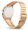 The back of a gold-colored Casio watch with a metal band is shown against a white background. Produktbild-Vorschau