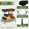 COSTWAY Support pour fleurs Escalier pour fleurs avec bacs Voir les images du produit 7