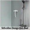 DEKAZIA® Duschabzieher Weiß Silikon – Abzieher Dusche mit Produktbild-Vorschau 14