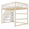 Merax Etagenbett Kinderbett 140×200 cm aus Massivholz, Produktbild-Vorschau 8