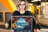 MuchoWow® Laptop Aufkleber Sticker Cover Höhle - Meer - Produktbild-Vorschau 5