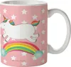 Mr. & Mrs. Panda Kaffeetasse Einhorn Regenbogen - Rot Produktbild-Vorschau 1