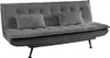 riess-ambiente Modernes Schlafsofa JAZZ 190 cm grau Cord Produktbild-Vorschau 10