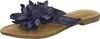 Lazamani Daisy Damen Leder-Zehentrenner Black Größe 41 Produktbild-Vorschau 1