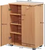 WOHNLING Schuhschrank modern Holz Buche 12 Paar Schuhe 4 Produktbild-Vorschau 9