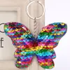 Funkelnde Pailletten Schmetterling Anhänger Produktbild-Vorschau 3