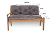 Polštáø na lavièku  180x50x50cm tmavì šedá | Polštáøe na Náhled obrázku produktu 4