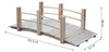 Gartenbrücke Holzbrücke Holzsteg Teichbrücke Zierbrücke mit Produktbild-Vorschau 3