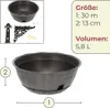 Blumenampel Blumentopf Hängend Hängeblumentopf Pflanzschale Produktbild-Vorschau 2