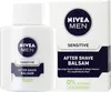 A product shot of Nivea Men Sensitive After Shave Balsam and its packaging. Produktbild-Vorschau