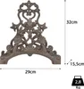 Porte-tuyau d'arrosage en fonte brune antique Support mural Voir les images du produit 3