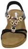 Sportliche Sandalette bis 30mm Sohlenhöhe B718-2-BK Produktbild-Vorschau 7