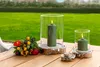 Fink Windlicht mit Glas Le Decor silberfarben Keramik Höhe Produktbild-Vorschau 5