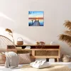 Bild auf Leinwand - Leinwandbild - Brücke See - 40x40cm - Produktbild-Vorschau 7