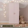 Kinderkleiderschrank 'Sandnes' mit 2 Türen 123 x 60 x 40 cm Produktbild-Vorschau 3