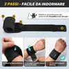 CAMBIVO Polsiere Palestra Regolabile 2 Pezzi, Fasce per Anteprima dell’immagine prodotto 5