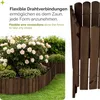 Garronda Beeteinfassung Holz Rollzaun Gartenzaun Produktbild-Vorschau 4