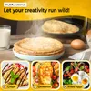 endusor pánev na crêpes pro indukci s nepřilnavým povrchem na přípravu crêpes, lívanců a palačinek Náhled obrázku produktu