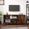 vidaXL TV skříňka kouřový dub 100x40x45 cm odvozený výrobek Náhled obrázku produktu 2