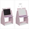 Relaxdays Kinderregal mit Tafel, Spielzeugregal mit 2 Produktbild-Vorschau 6