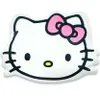 Poduszka Sanrio Hello Kitty w kształcie twarzy, 36 cm, 100% Voir les images du produit 2