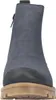 A close-up front view of a blue Chelsea boot with a tan sole. Produktbild-Vorschau