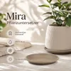 Pflanztopfuntersetzer Mira Taupe Ø 17cm - Frostsicher & Produktbild-Vorschau 7